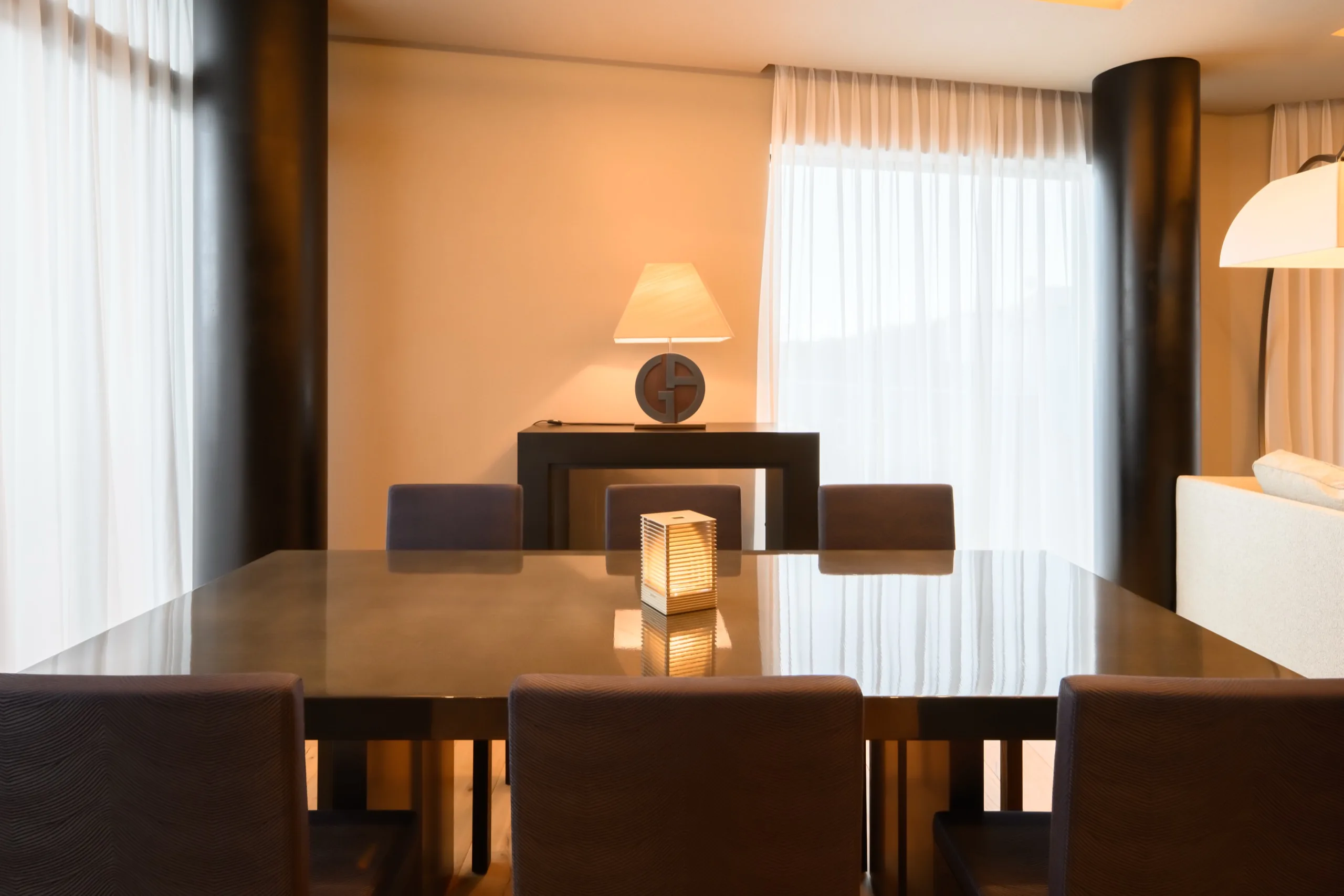 Penthouse dining room