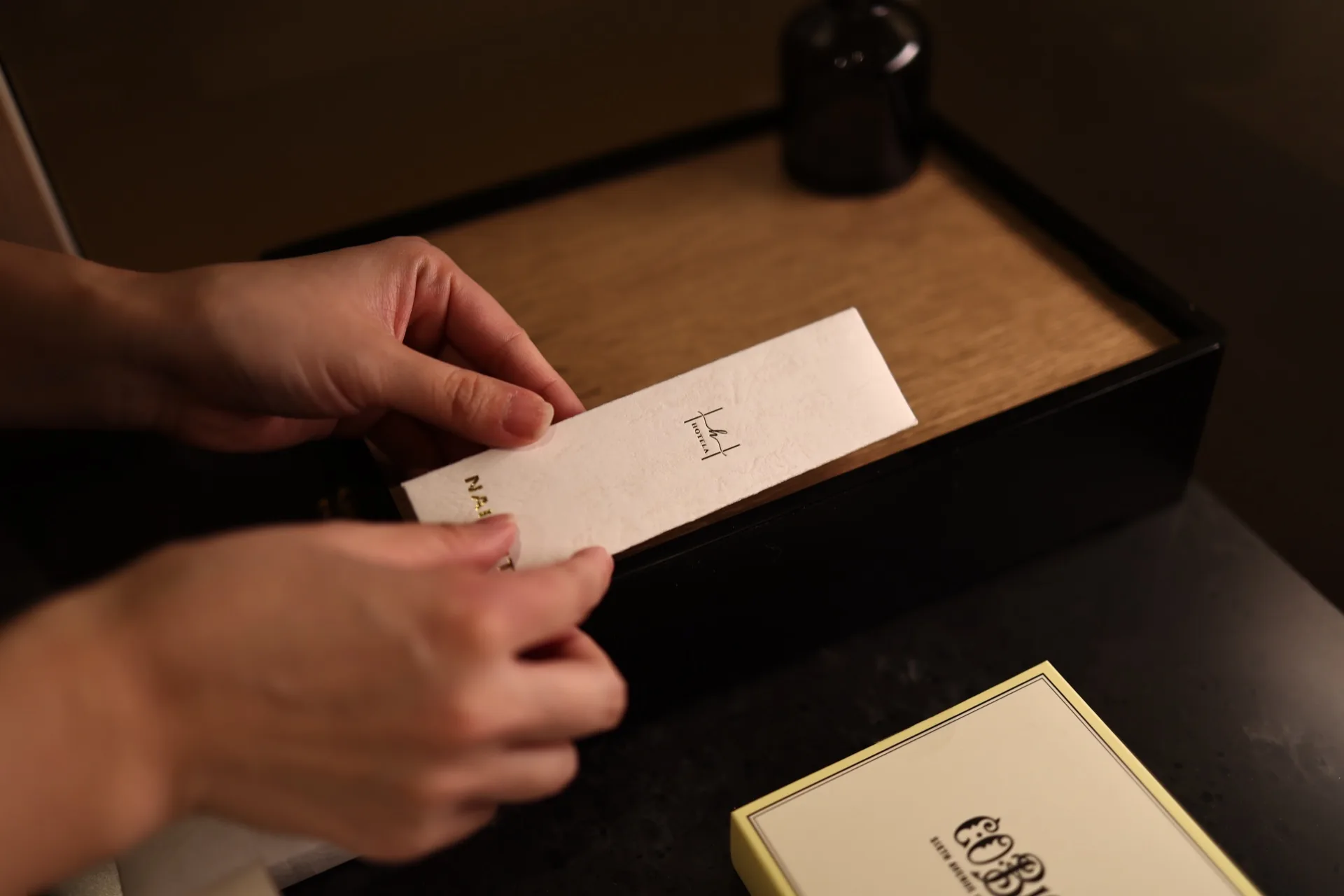 Butler preparing private dining